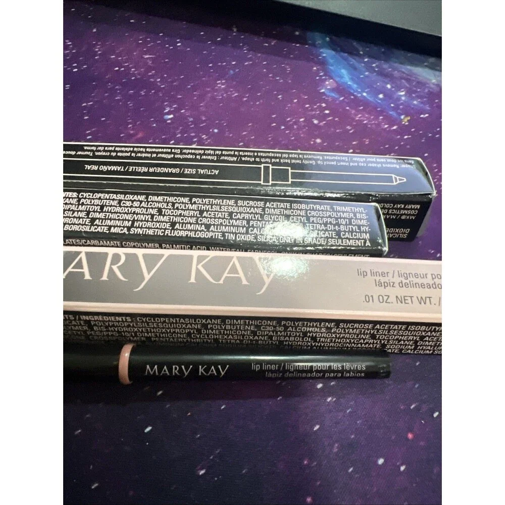 3 Mary Kay Twist Up Lip Liner Light Nude Full Size 0.01 oz New Discontinued